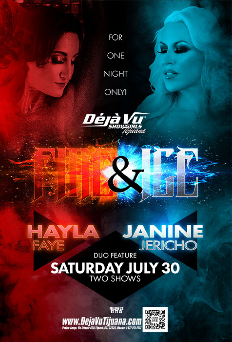 Hayla Faye and Janine Jericho Performing Live at Tijuana Stripclub (near San Diego)
