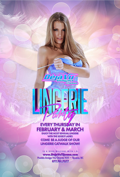 Lingerie party at a fully nude all inclusive strip club in Tijuana close to the border of San Diego