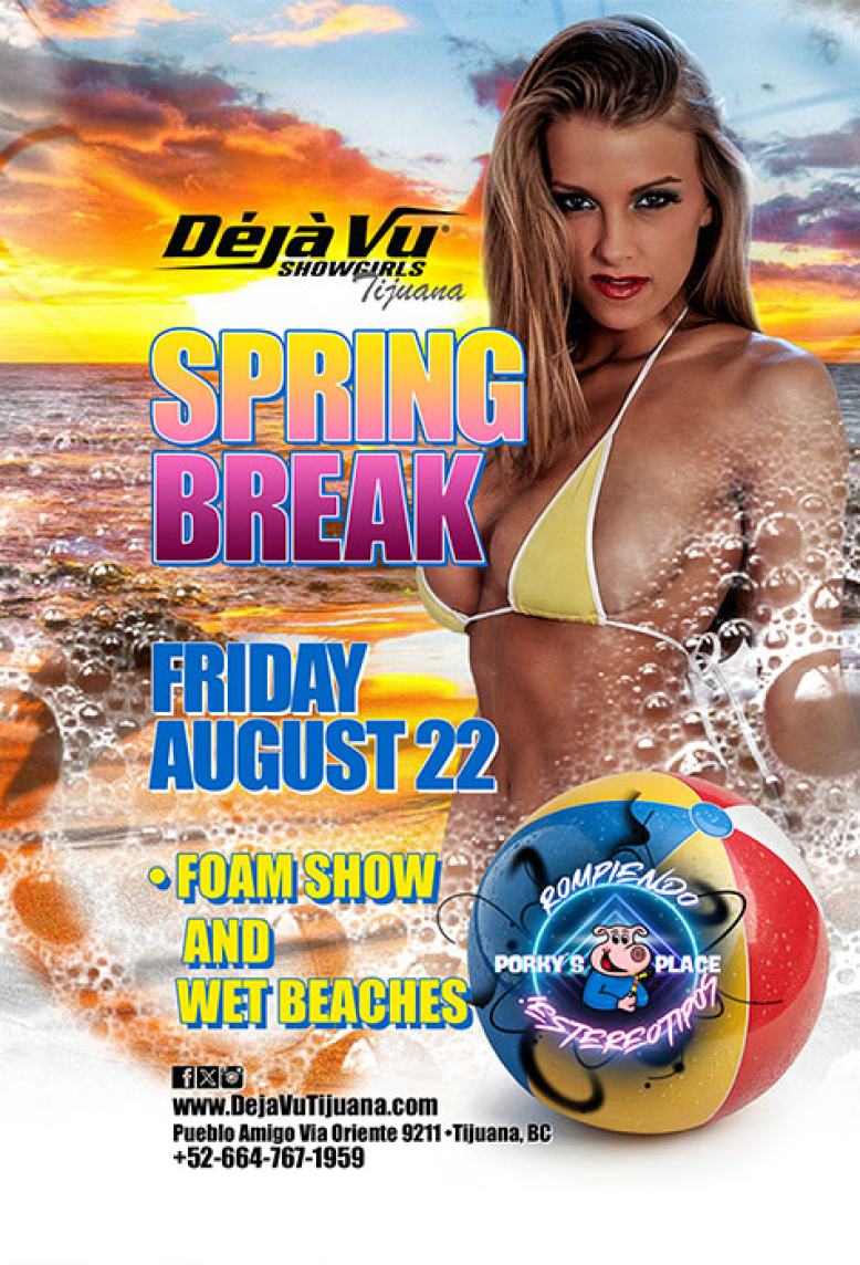 Spring Break at a fully nude all inclusive strip club in Tijuana close to the border of San Diego