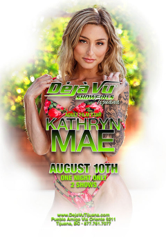 Featuring Adult Film Star Kathryn Mae at a fully nude all inclusive strip club in Tijuana close to the border of San Diego